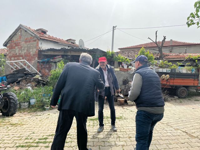 Kaymakamımız Sayın  Dr. Ahmet Naci HELVACI  Tepeköy Mahallemizde İncelemelerde Bulundu