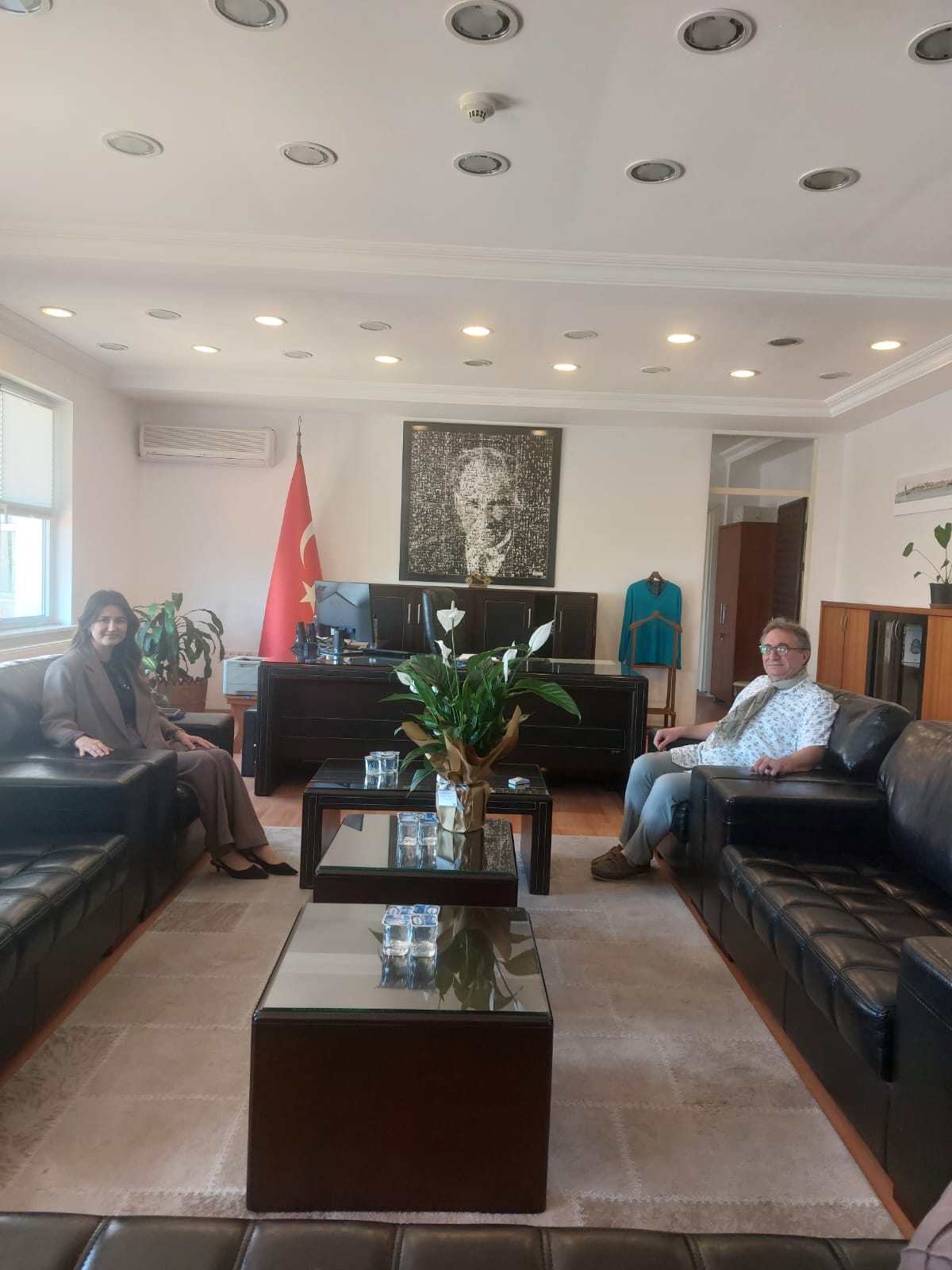 Malkara Sosyal Hizmet Merkezi Müdüründen Kaymakamımıza Ziyaret